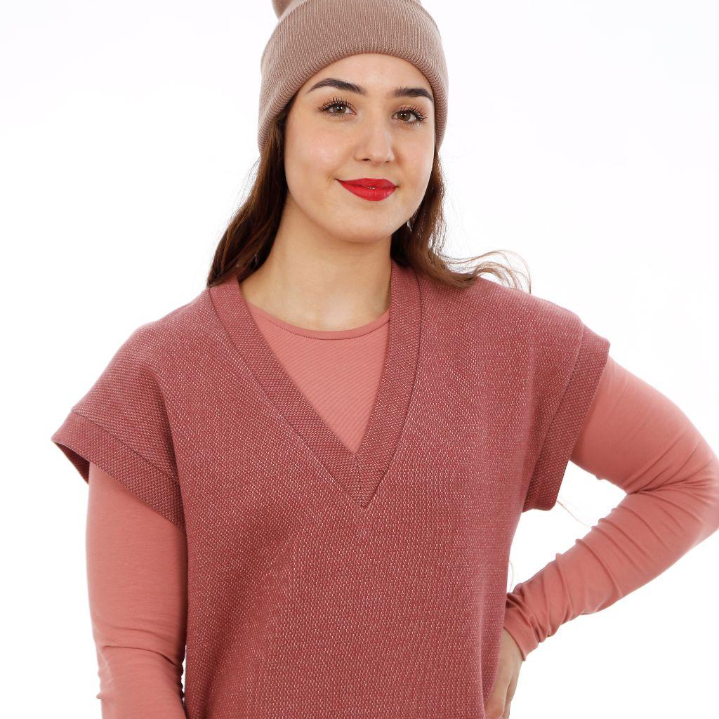 Papierschnittmuster Pullunder Frau Ulli XS-XXL
